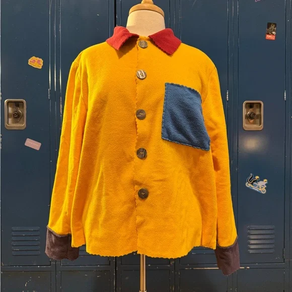 Fashion Brand Company Yellow Jacket with Blue Pocket American Girl Doll - Picture 5 of 6